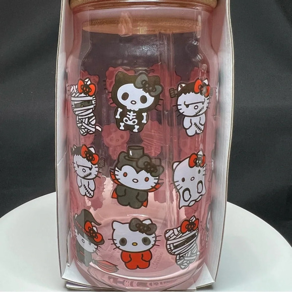 Sanrio Hello Kitty Halloween Costume Theme Tumbler- Mummy Witch Ghost Skeleton - Picture 6 of 12